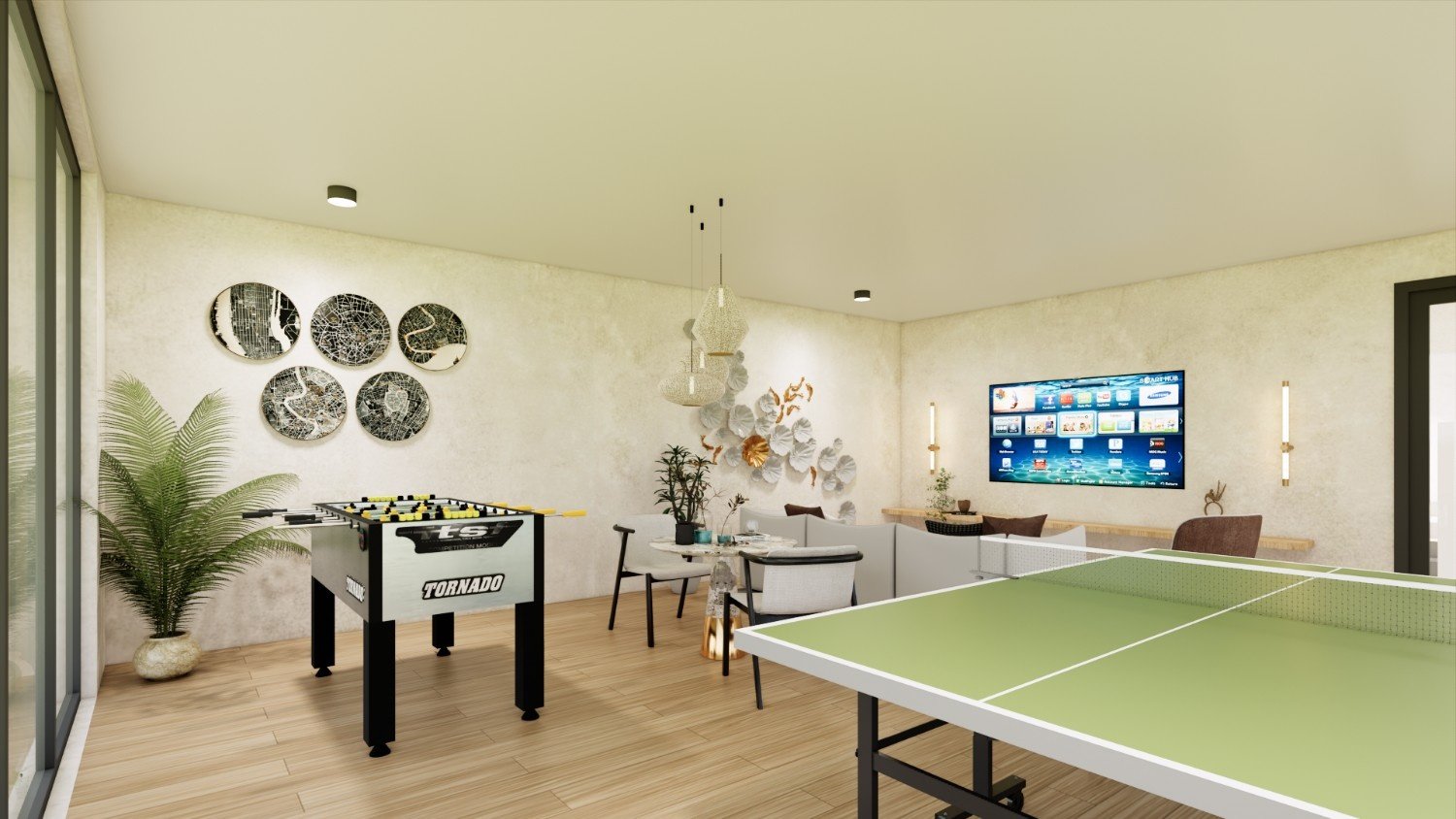 Clubhouse Feature Wall